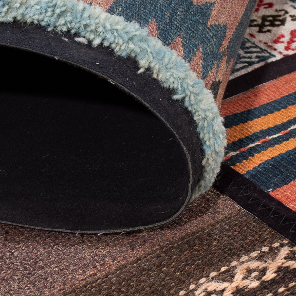 Tapis patchwork - 200 x 135 cm - multicolore