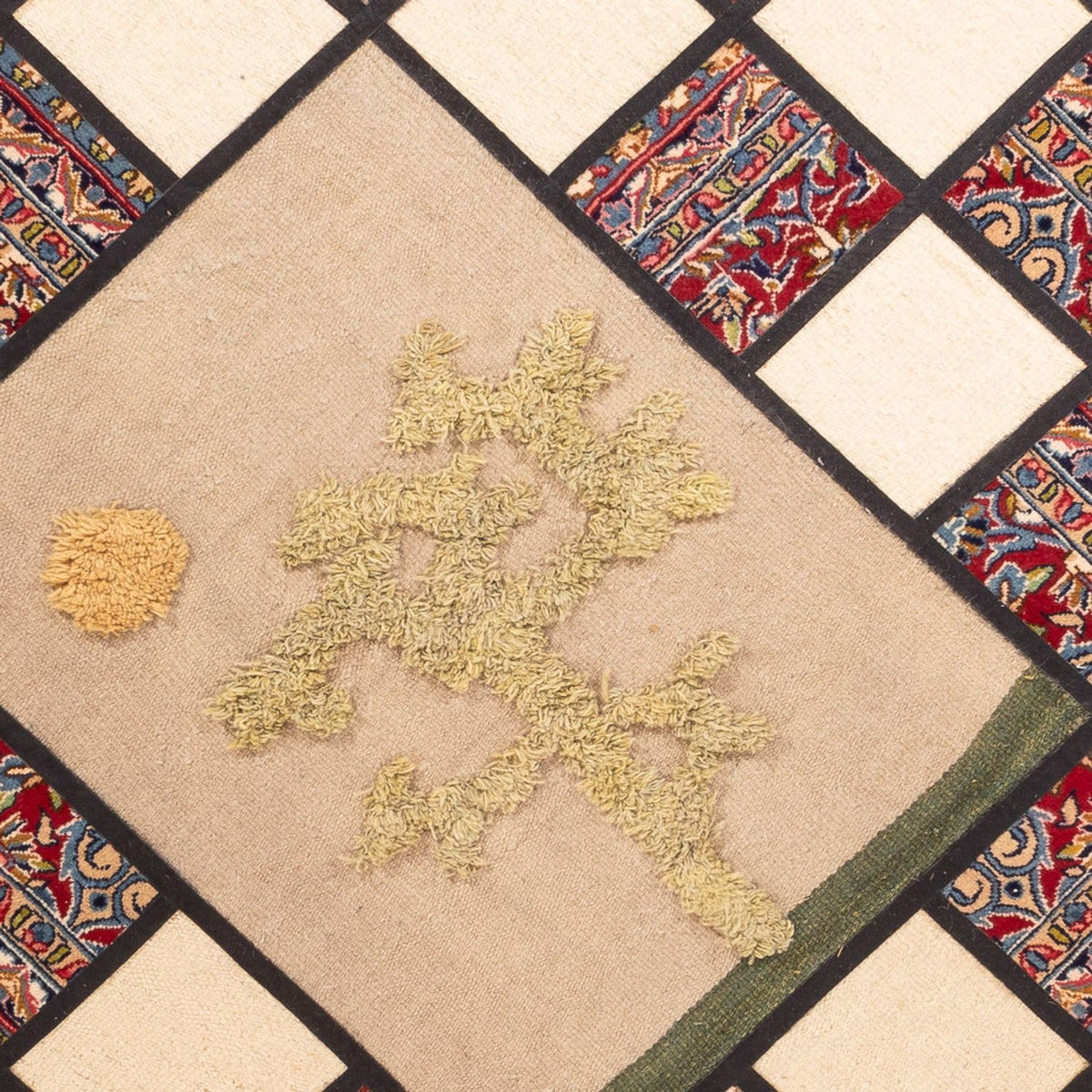 Tapis patchwork - 200 x 135 cm - multicolore