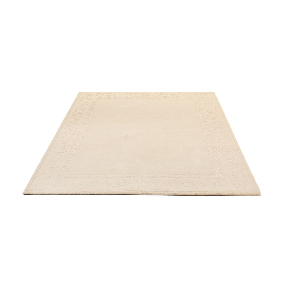 Tapis en laine - 201 x 144 cm - beige