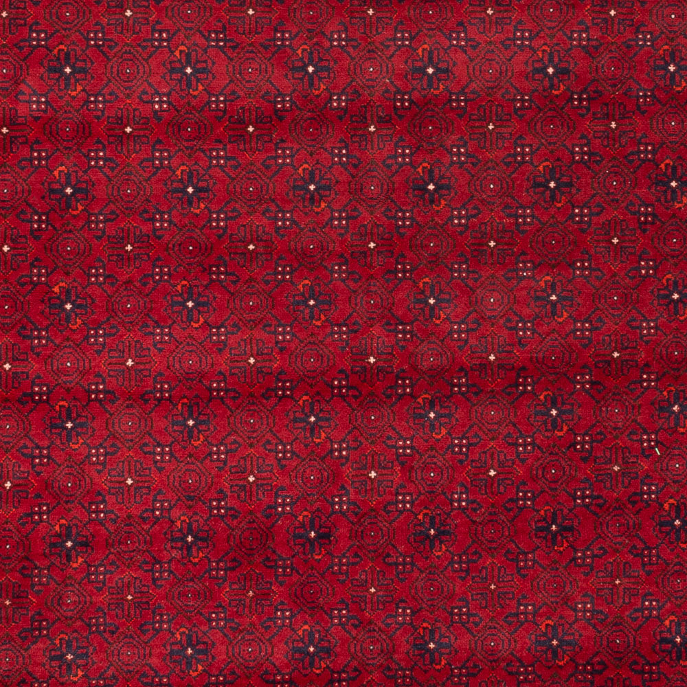 Tapis afghan - Boukhara - 294 x 195 cm - rouge