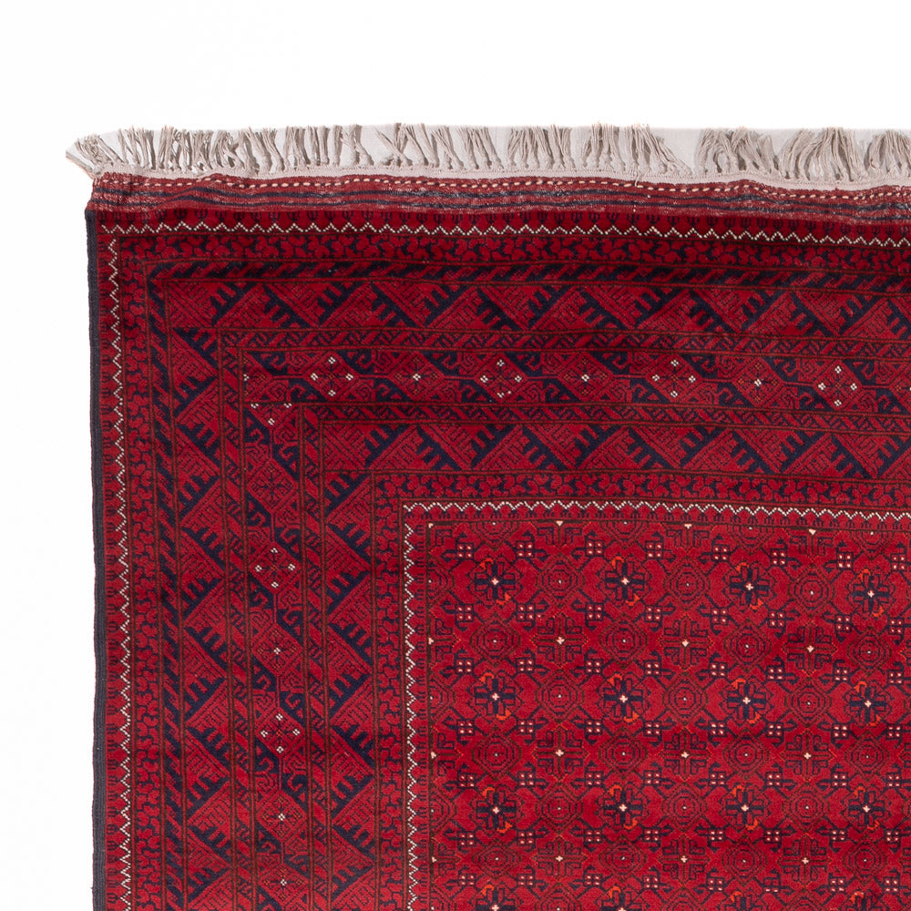 Tapis afghan - Boukhara - 294 x 195 cm - rouge