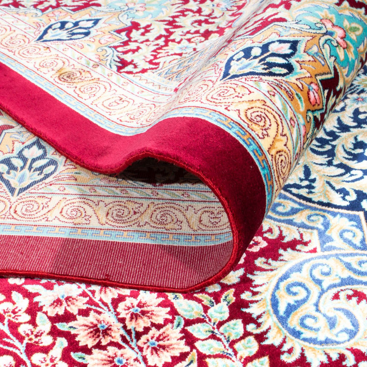 Tapis persan - Ghom - 300 x 200 cm - multicolore