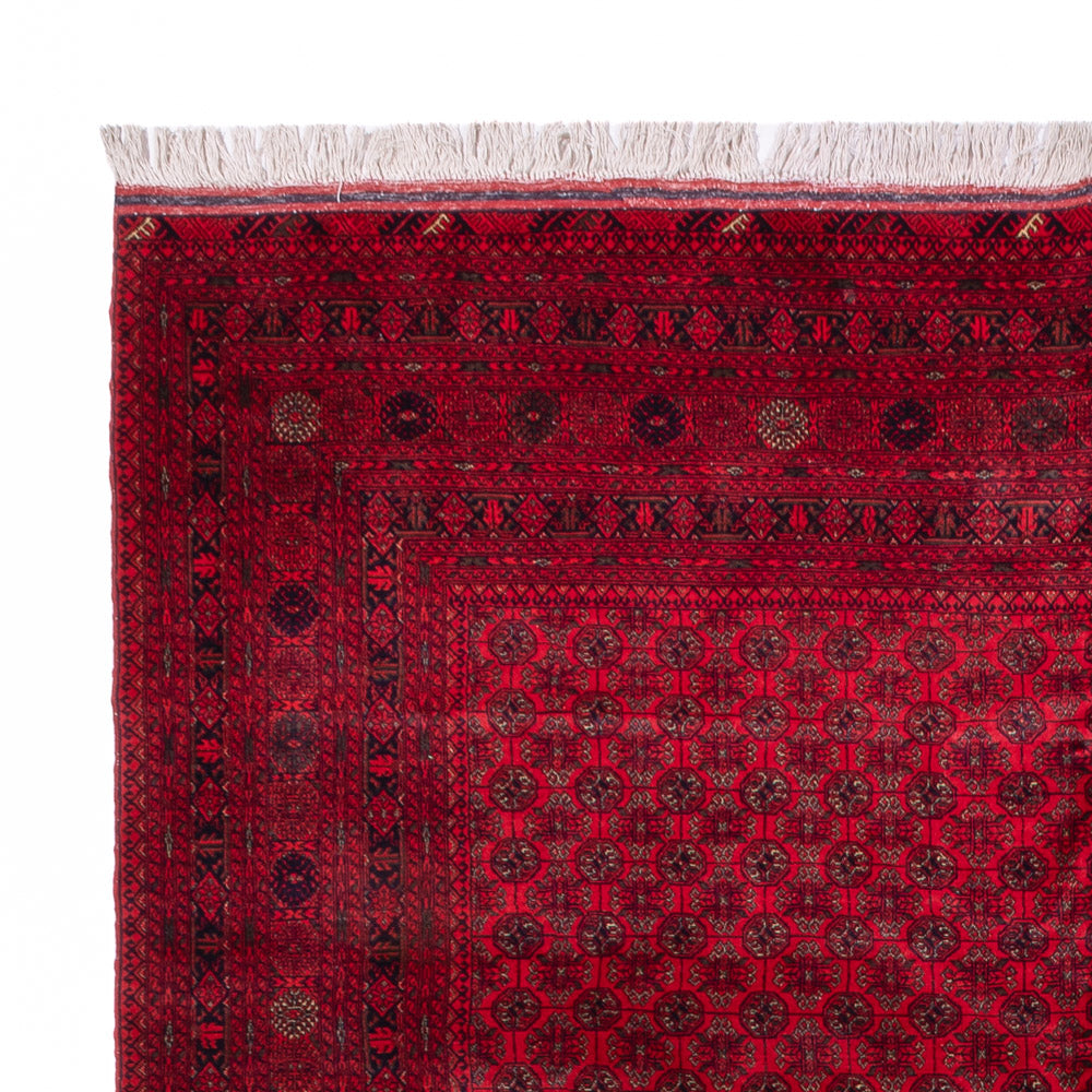 Tapis afghan - Boukhara - 336 x 248 cm - rouge
