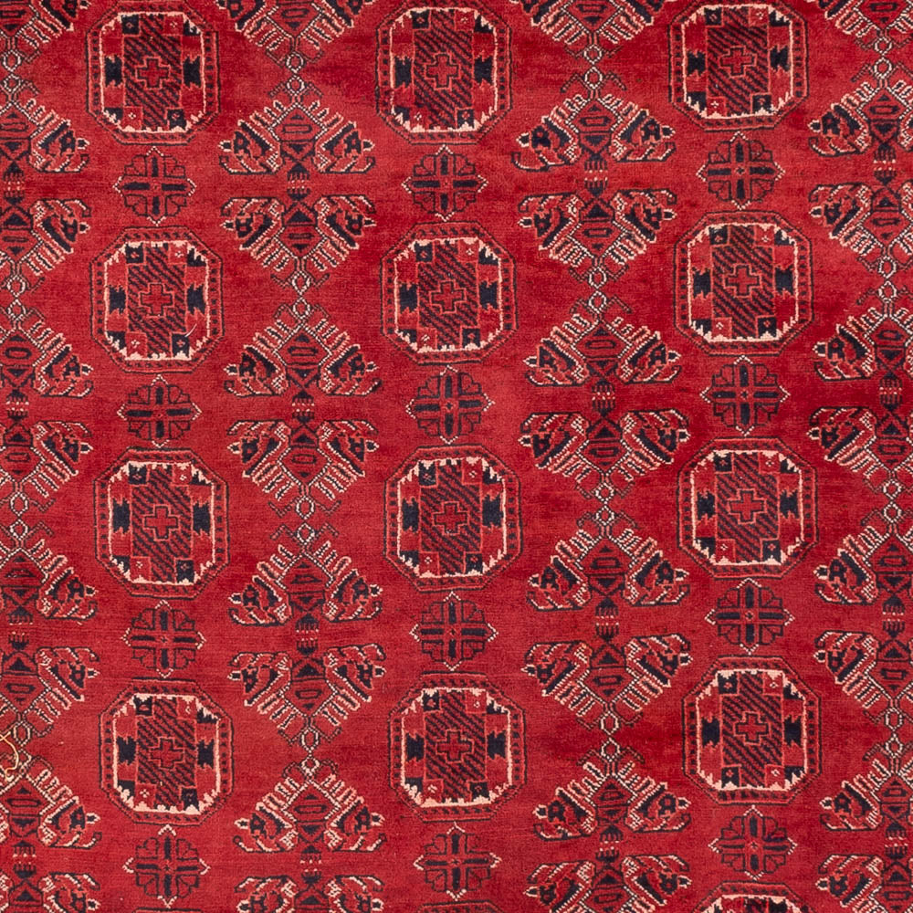 Tapis afghan - 275 x 203 cm - rouge