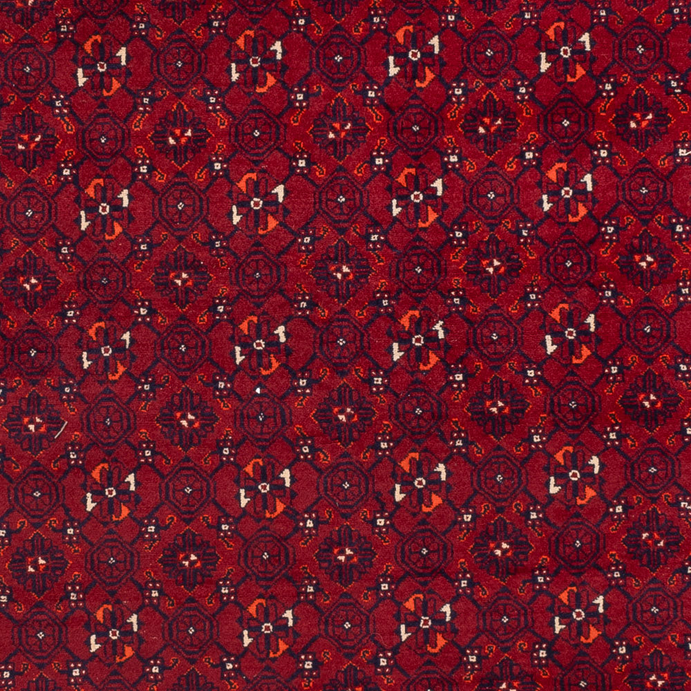 Tapis afghan - Boukhara - 289 x 208 cm - rouge