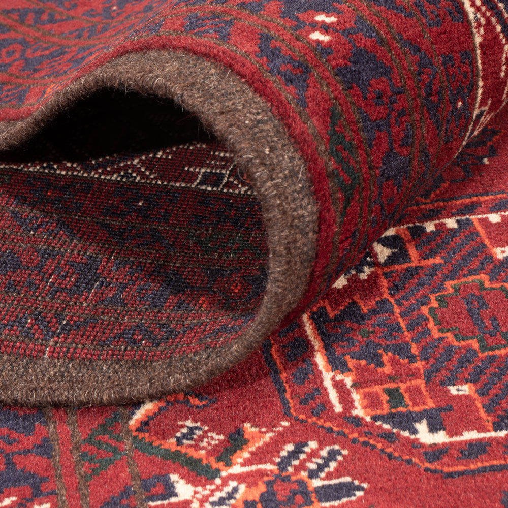 Tapis afghan - Boukhara - 283 x 198 cm - gris foncé