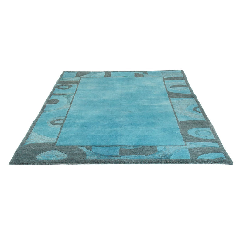 Tapis Népalais - 230 x 160 cm - bleu clair