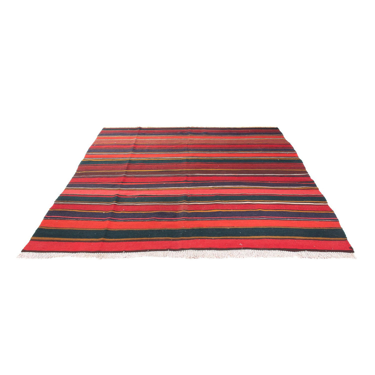 Tapis Kelim - Vieux carré - 215 x 190 cm - multicolore