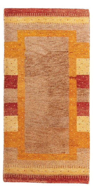 Tapis Gabbeh - Indus - 120 x 60 cm - multicolore
