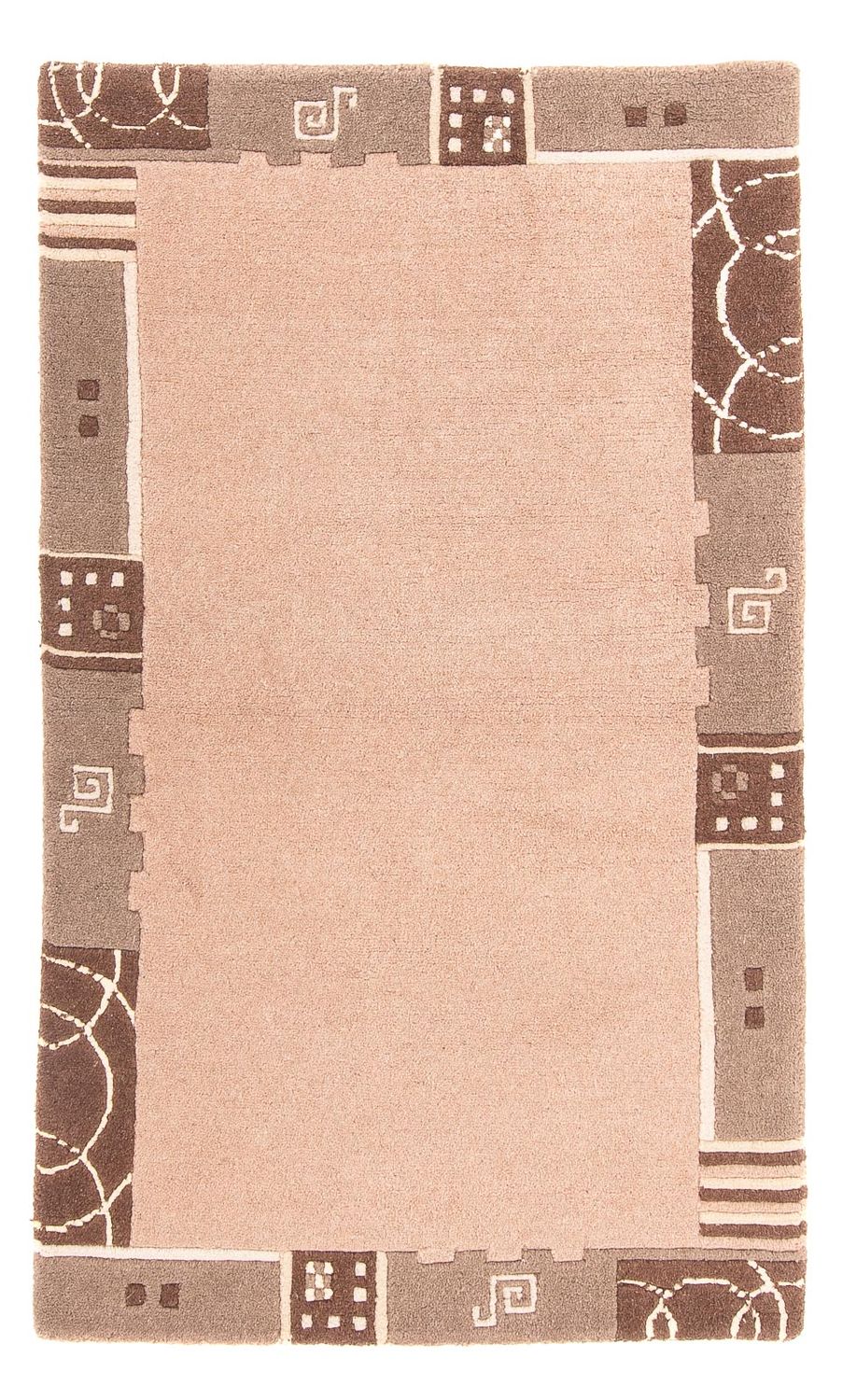 Tapis Népalais - 148 x 83 cm - marron clair