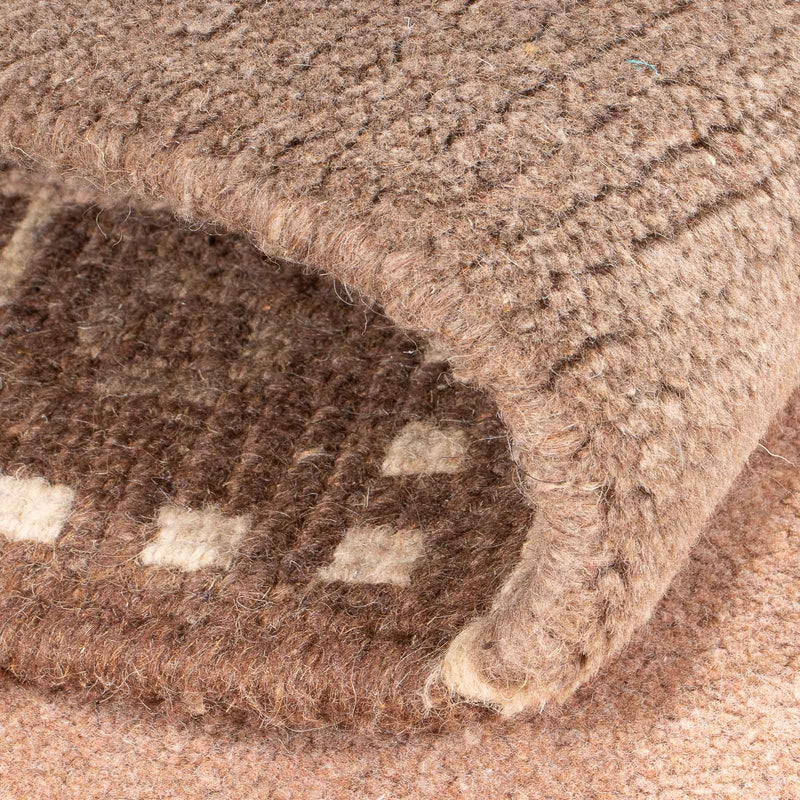 Tapis Népalais - 148 x 83 cm - marron clair