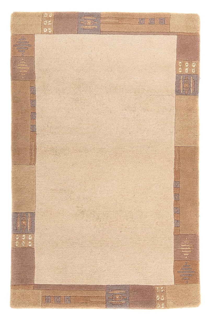 Tapis Népalais - 160 x 90 cm - beige