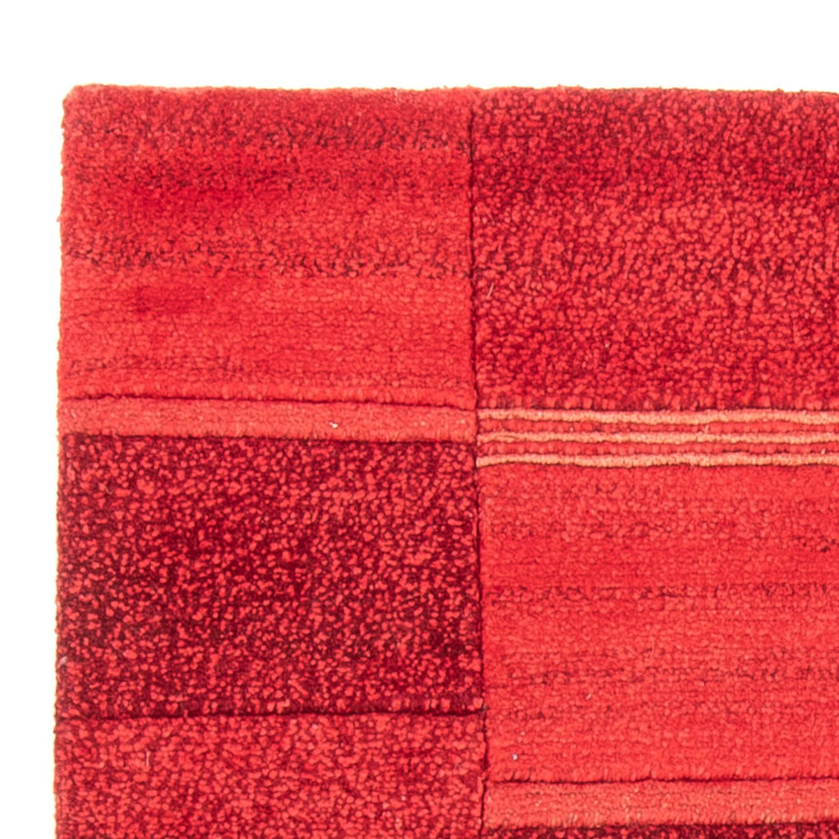 Tapis Népalais - 140 x 72 cm - rouge