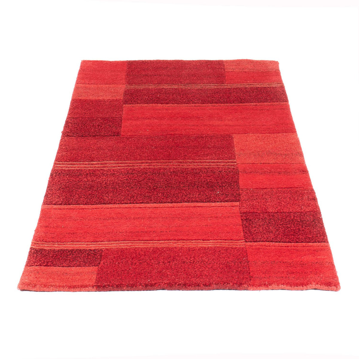 Tapis Népalais - 140 x 72 cm - rouge
