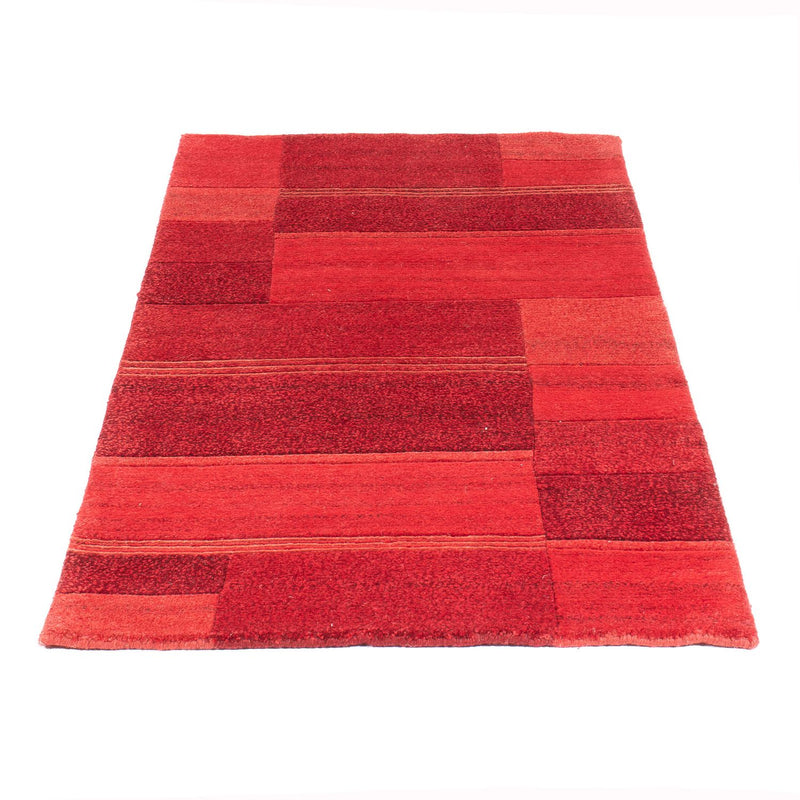 Tapis Népalais - 140 x 72 cm - rouge