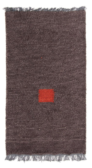 Tapis Népalais - 140 x 70 cm - gris