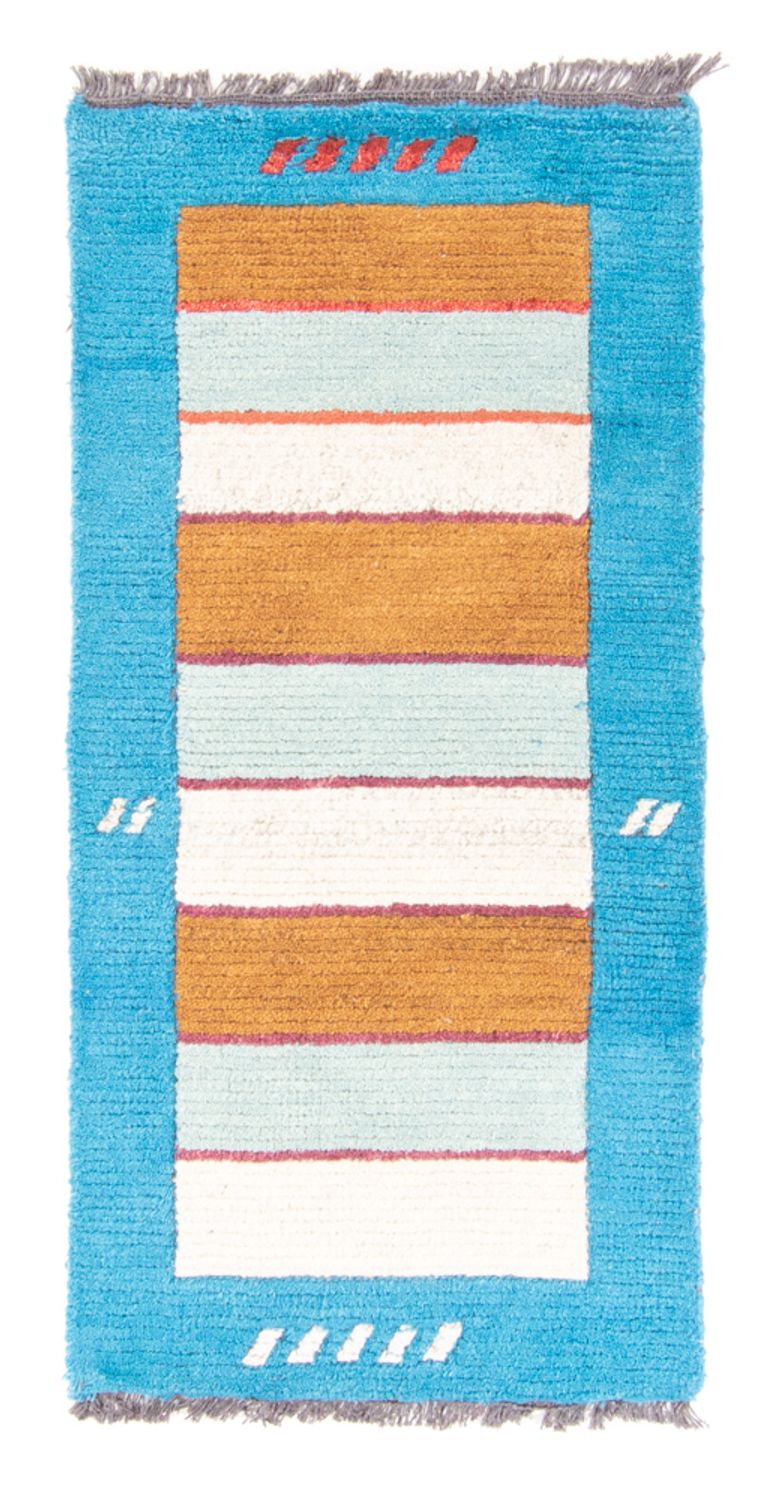 Tapis Népalais - 140 x 70 cm - turquoise