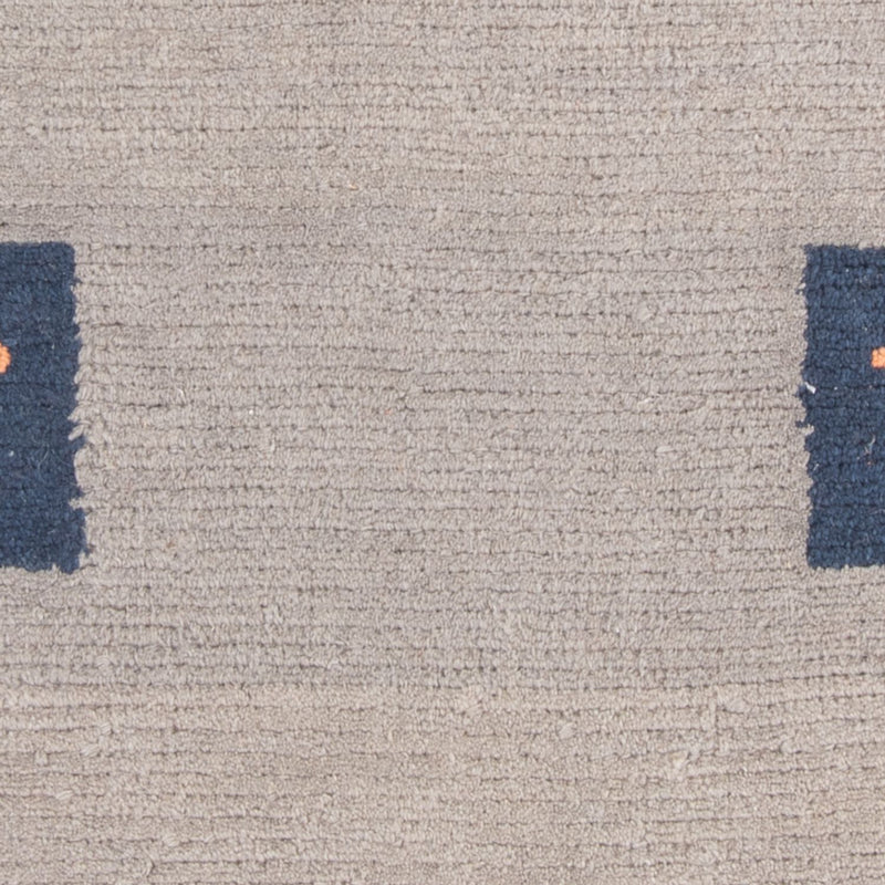 Tapis Népalais - 140 x 70 cm - gris