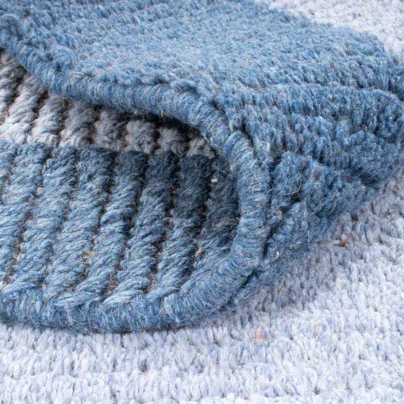 Tapis Népalais - 140 x 70 cm - bleu