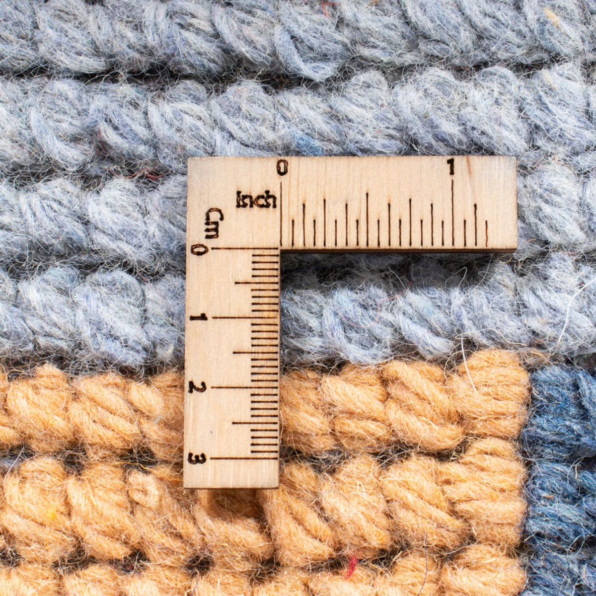 Tapis Népalais - 140 x 70 cm - bleu