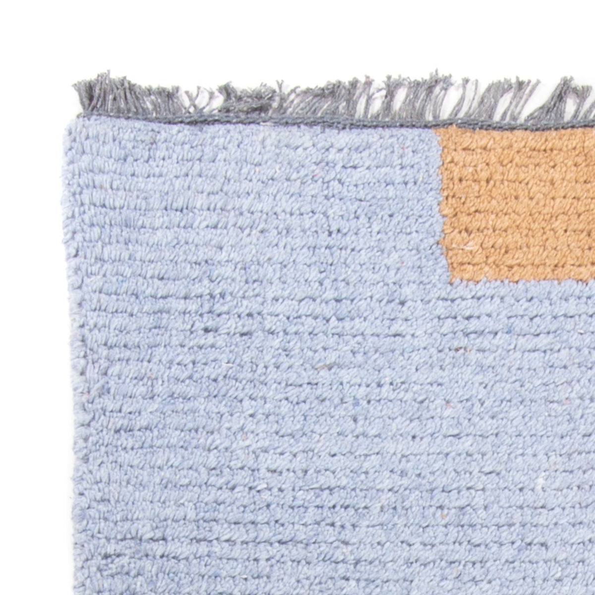 Tapis Népalais - 140 x 70 cm - bleu clair