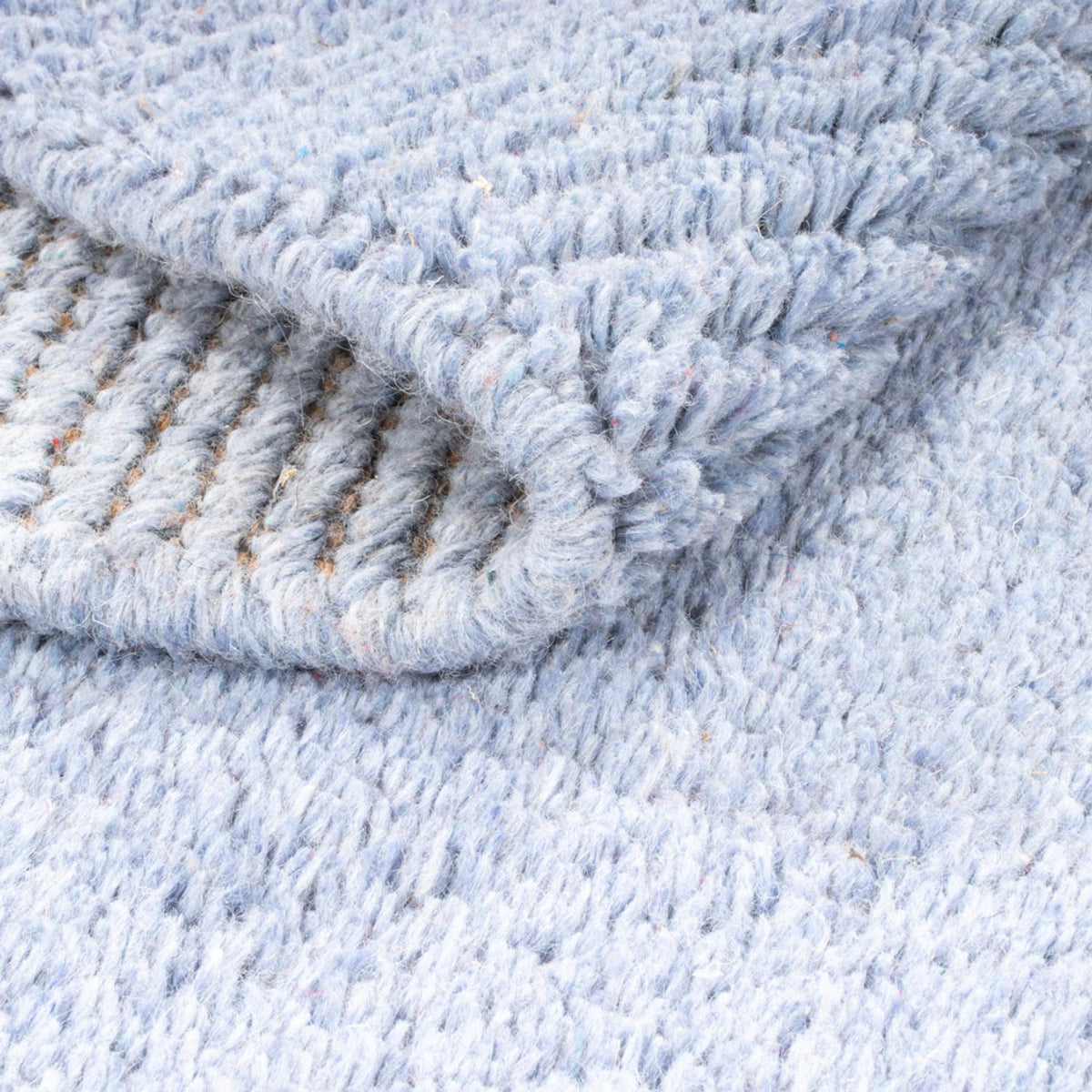 Tapis Népalais - 140 x 70 cm - bleu clair