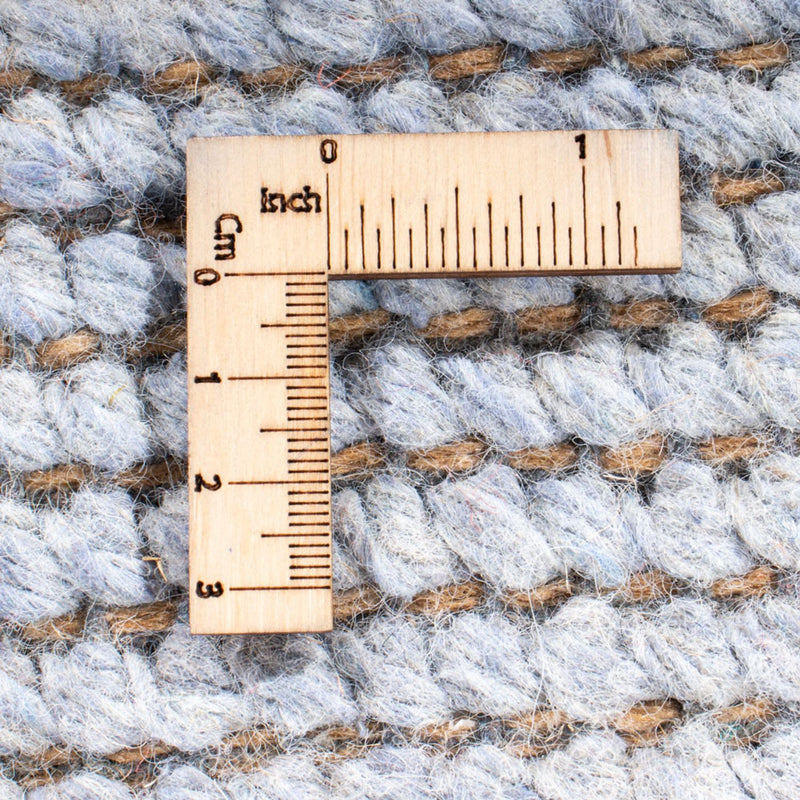 Tapis Népalais - 140 x 70 cm - bleu clair