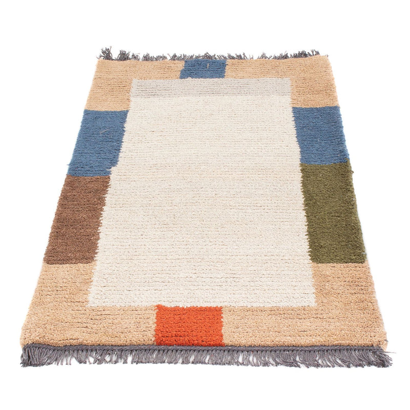 Tapis Népalais - 140 x 70 cm - beige