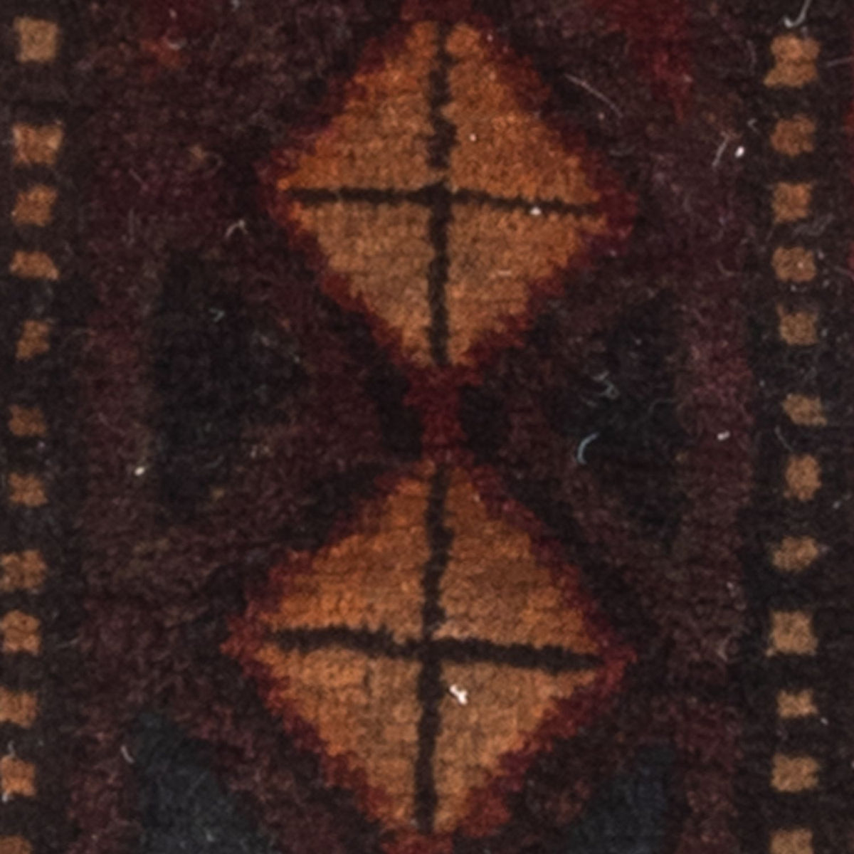 Tapis Belutsch - 68 x 24 cm - marron