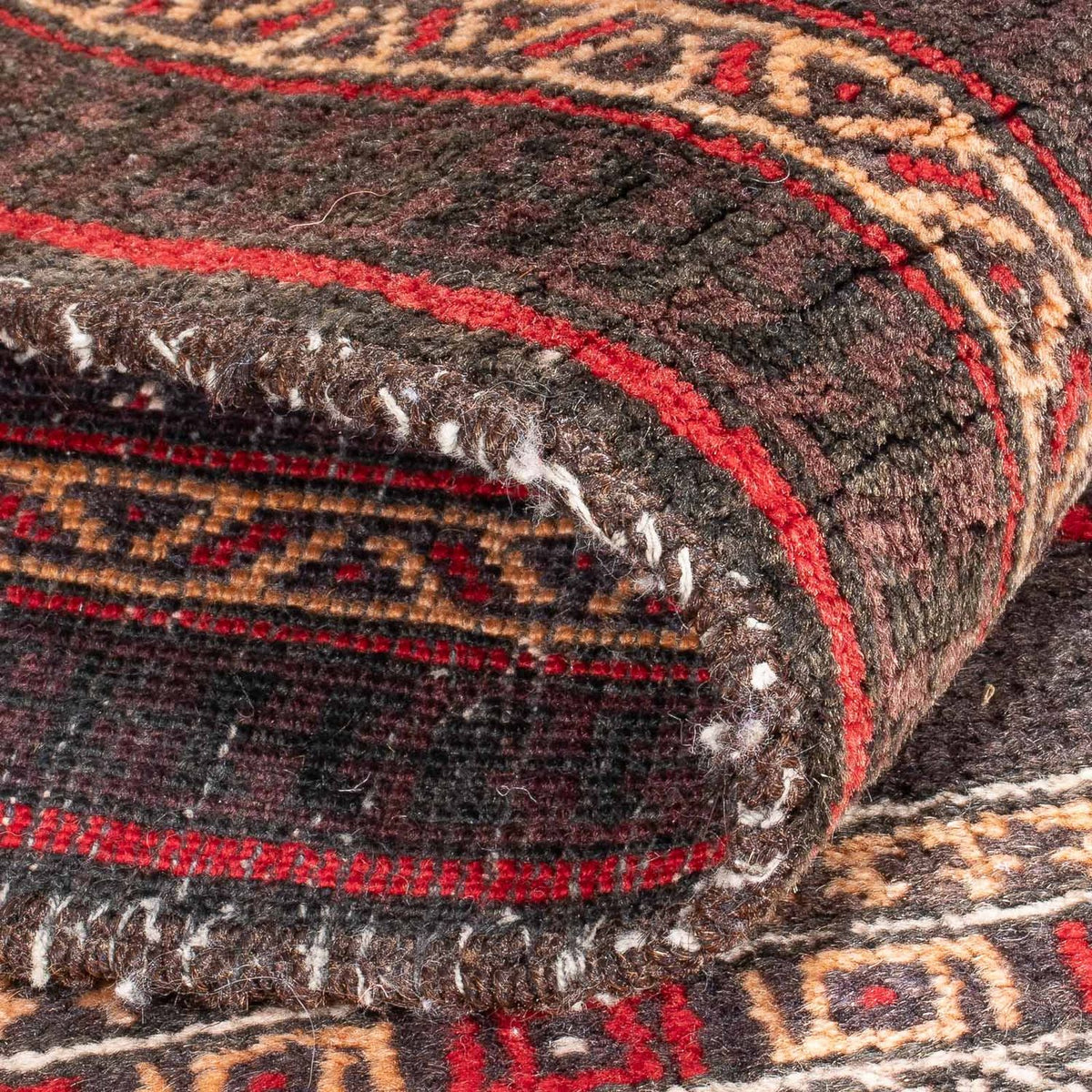 Tapis Belutsch - 136 x 90 cm - multicolore