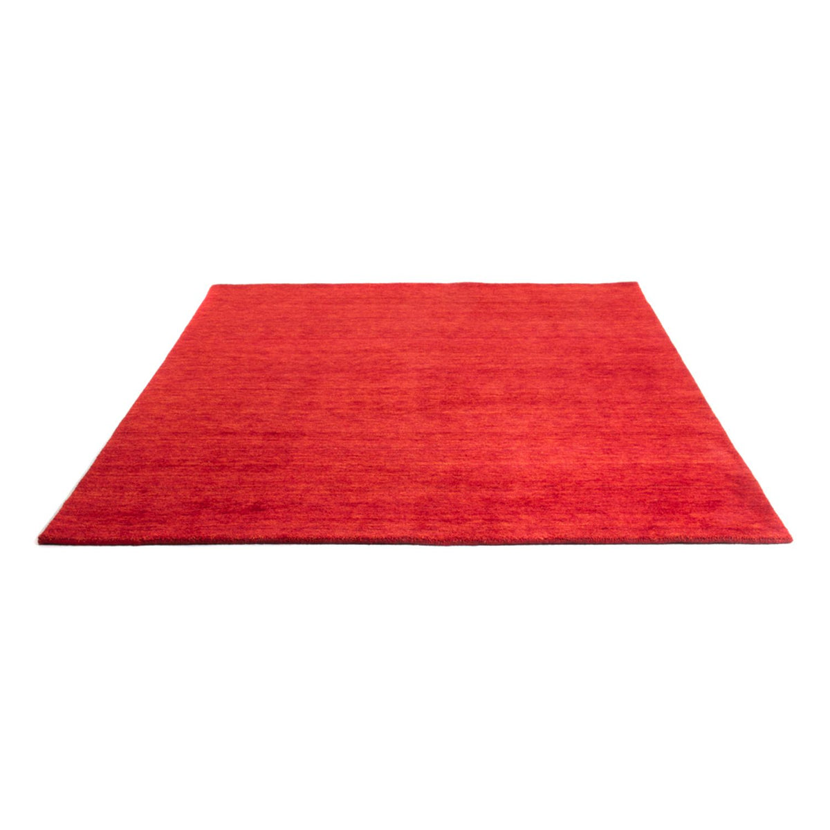 Tapis Gabbeh - Softy carré - 200 x 200 cm - rouge