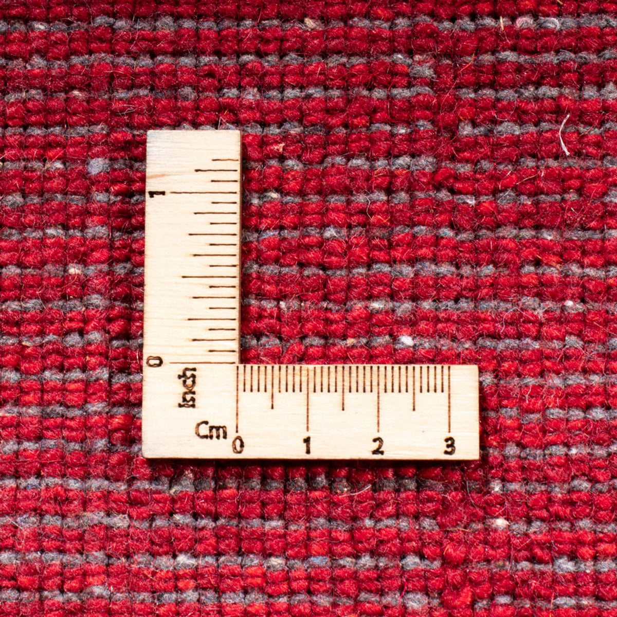 Tapis Gabbeh - Softy carré - 200 x 200 cm - rouge