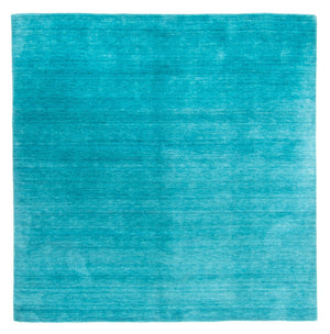 Tapis Gabbeh - Softy carré  - 200 x 200 cm - turquoise