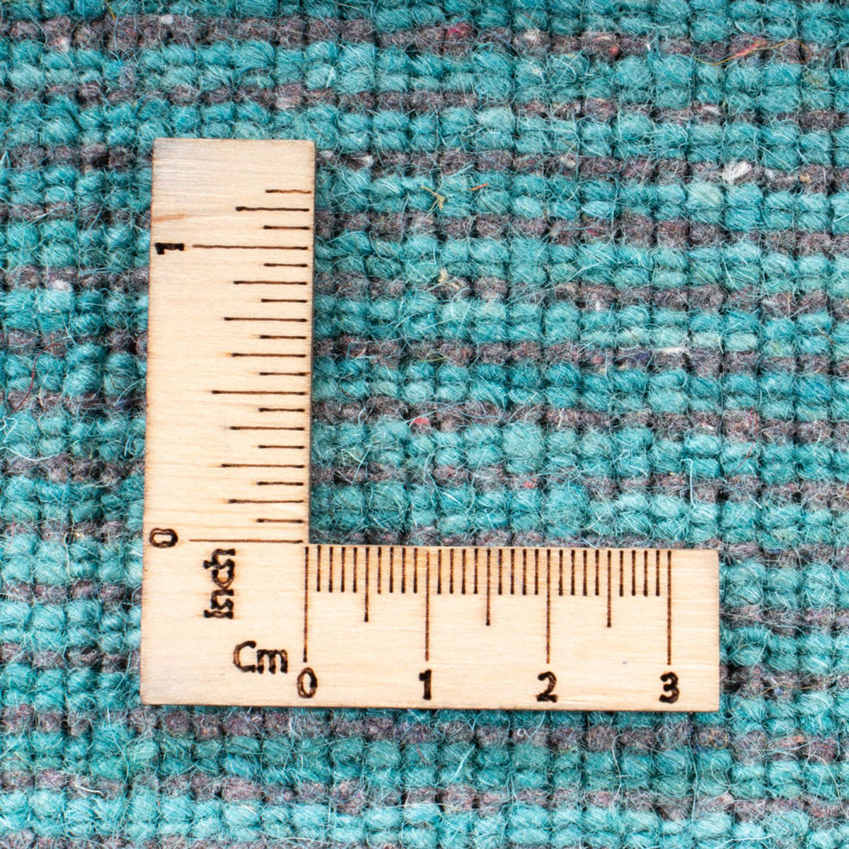 Tapis Gabbeh - Softy carré - 200 x 200 cm - turquoise