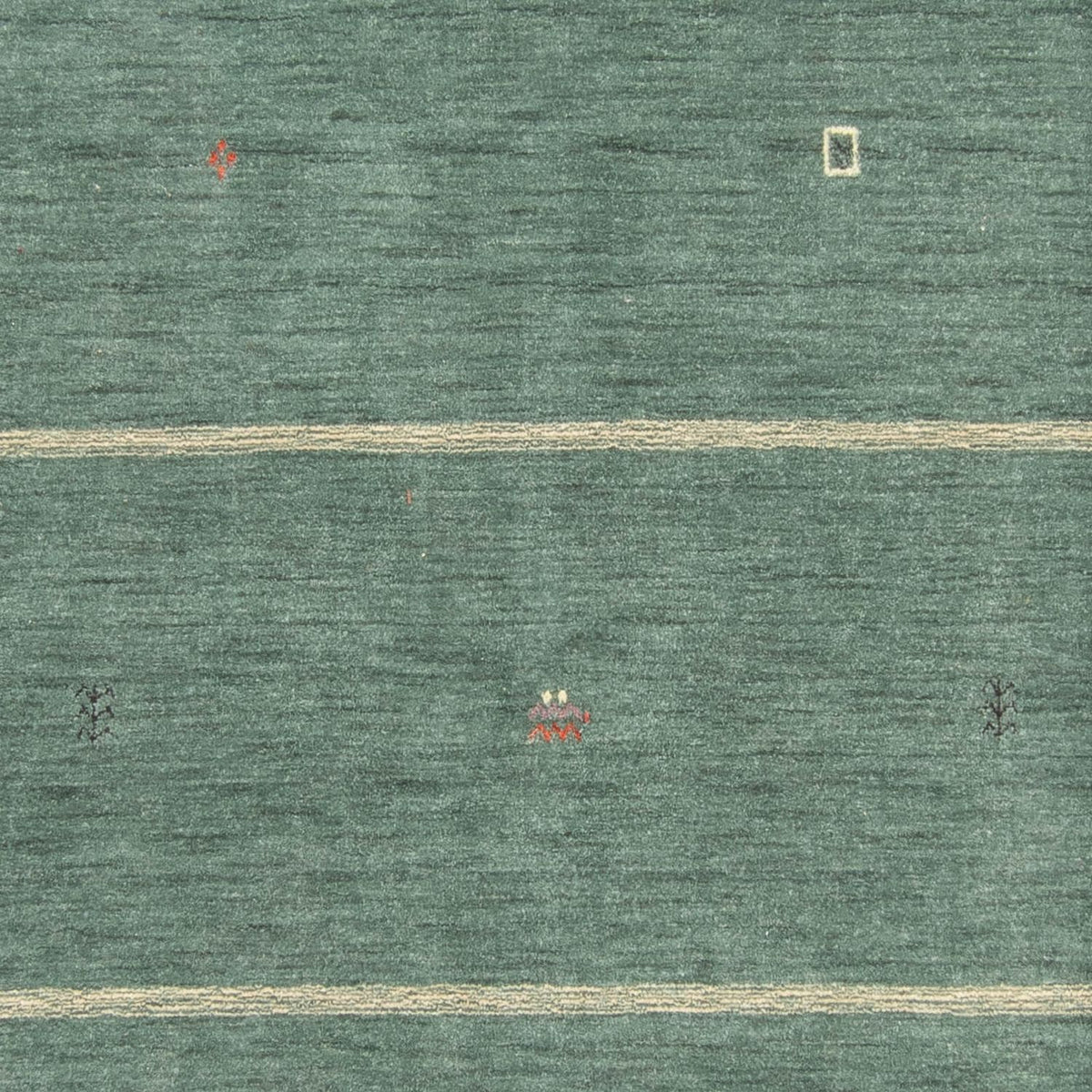 Tapis Gabbeh - Loribaft Softy - 250 x 200 cm - vert