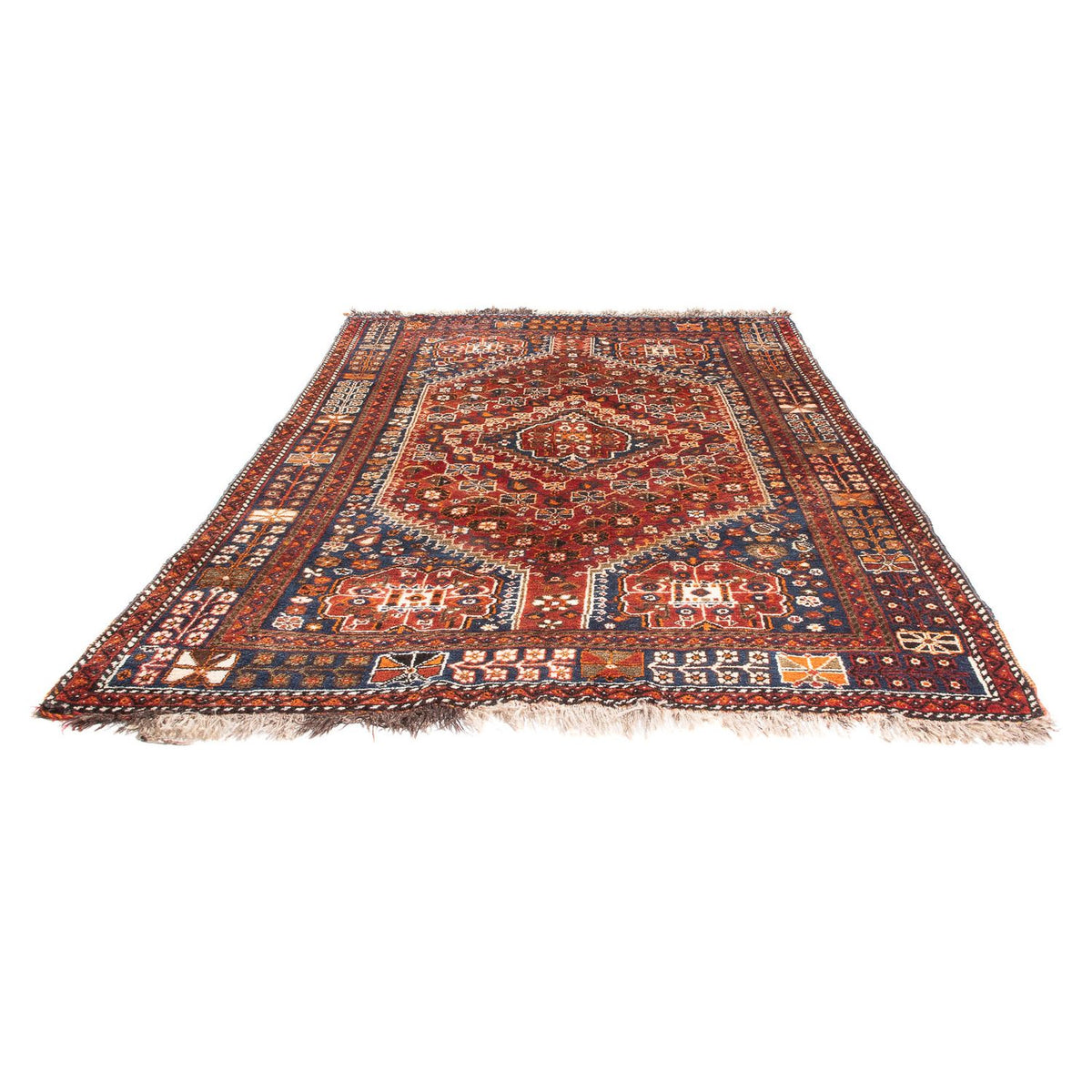 Tapis persan - Nomadic - 255 x 160 cm - orange