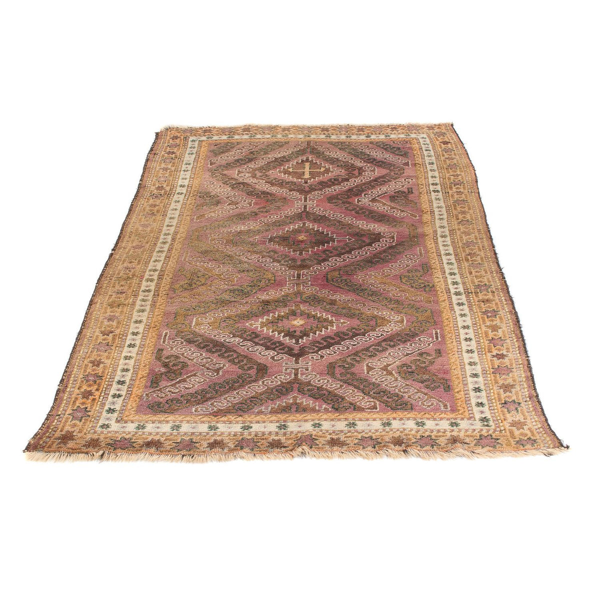 Tapis afghan - 163 x 97 cm - multicolore