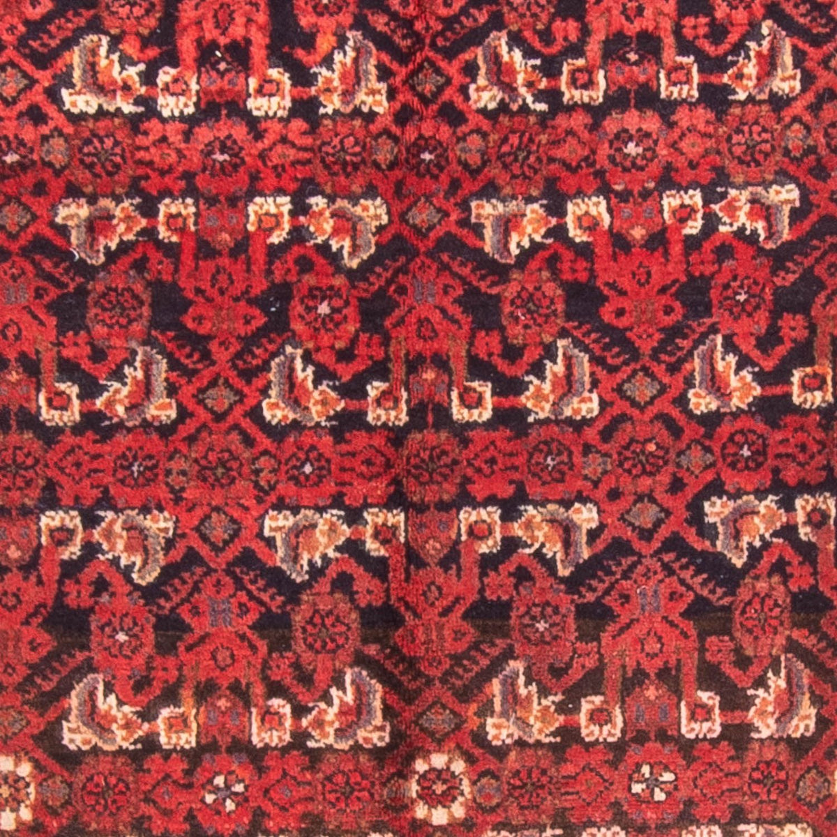 Tapis de couloir Tapis persan - Nomadic - 400 x 143 cm - multicolore