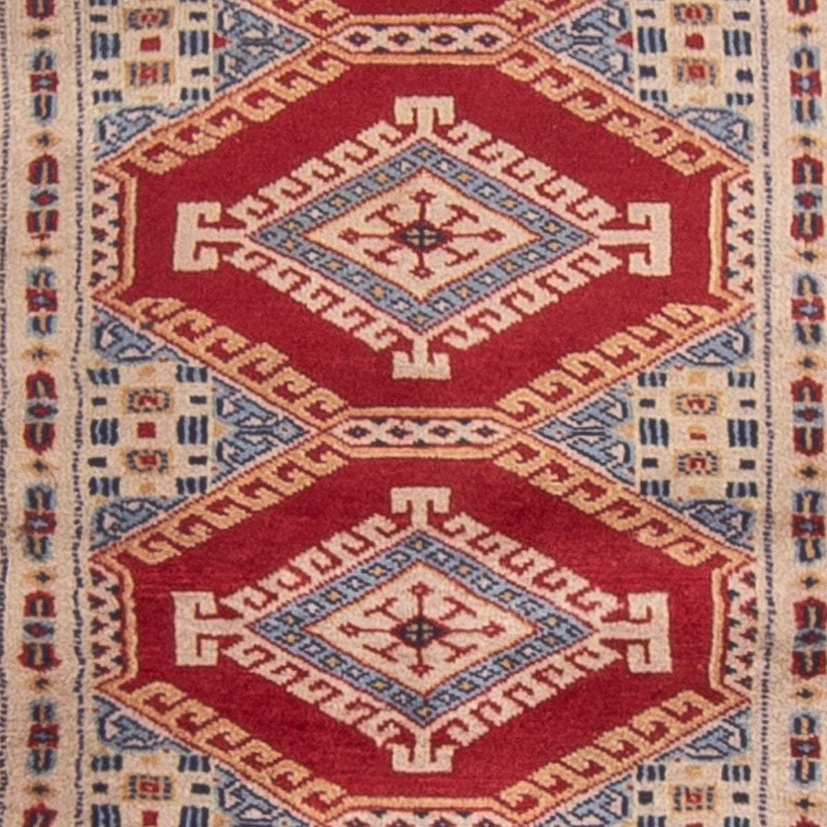 Tapis de couloir Tapis Pakistani - 315 x 90 cm - rouge