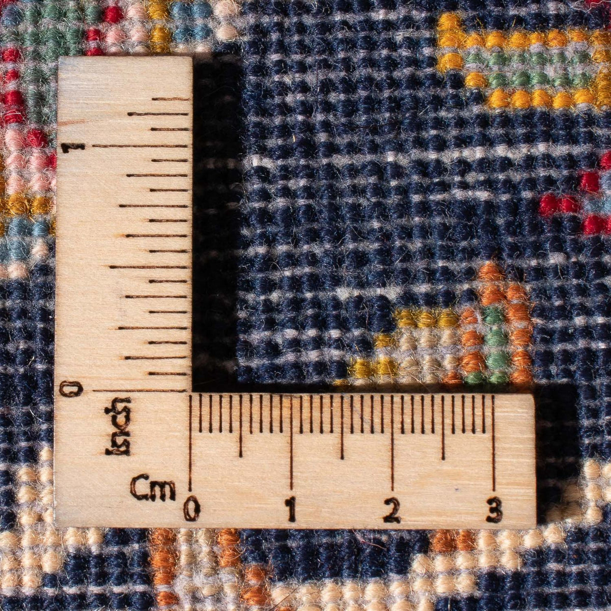 Tapis persan - Keshan - 390 x 300 cm - bleu foncé