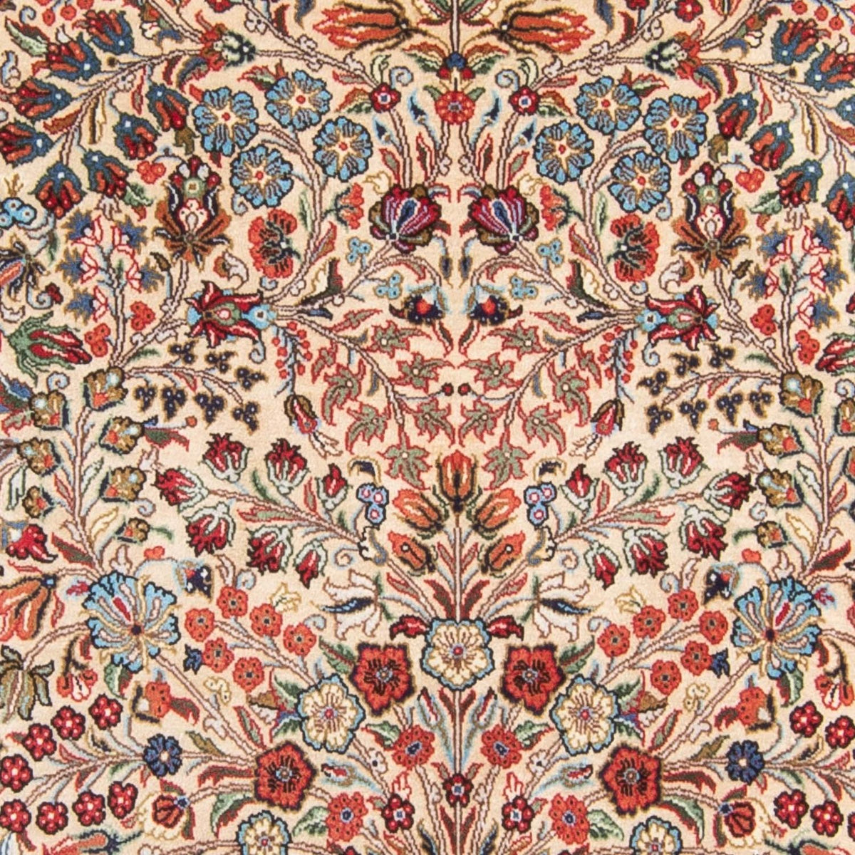 Tapis persan - Ghom - 200 x 137 cm - beige