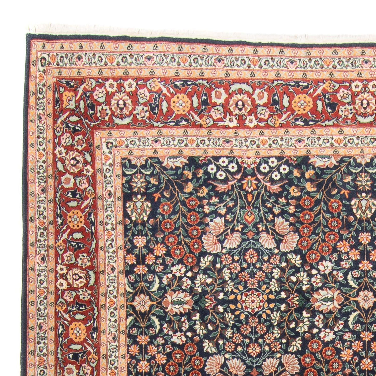 Tapis oriental - Hereke - 285 x 202 cm - marron foncé