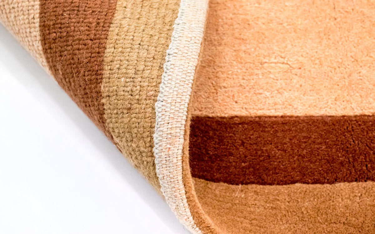 Tapis Népalais - 238 x 172 cm - marron clair