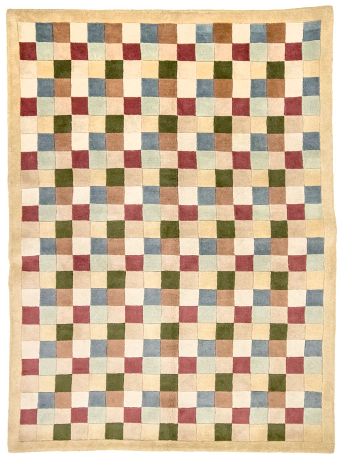 Tapis Népalais - 220 x 160 cm - colorée