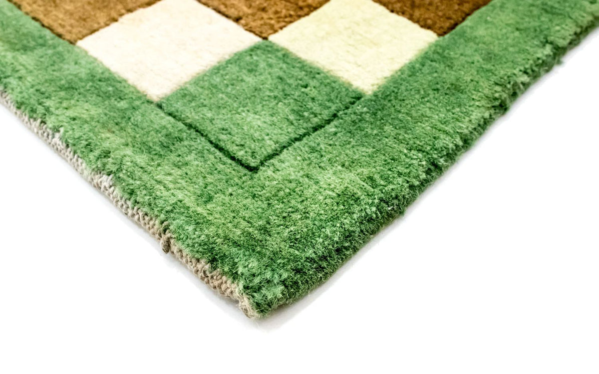 Tapis Népalais - 225 x 161 cm - vert