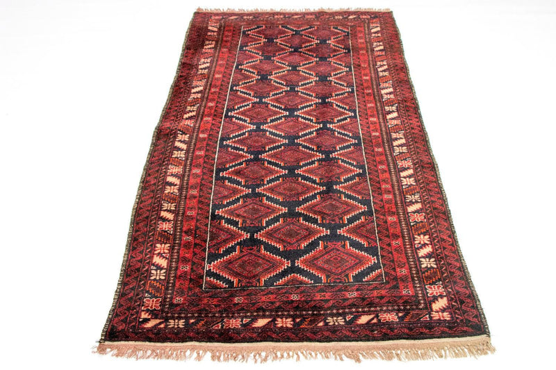 Tapis Belutsch - 197 x 100 cm - rouge