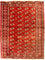 Tapis afghan - Boukhara - 229 x 174 cm - rouge