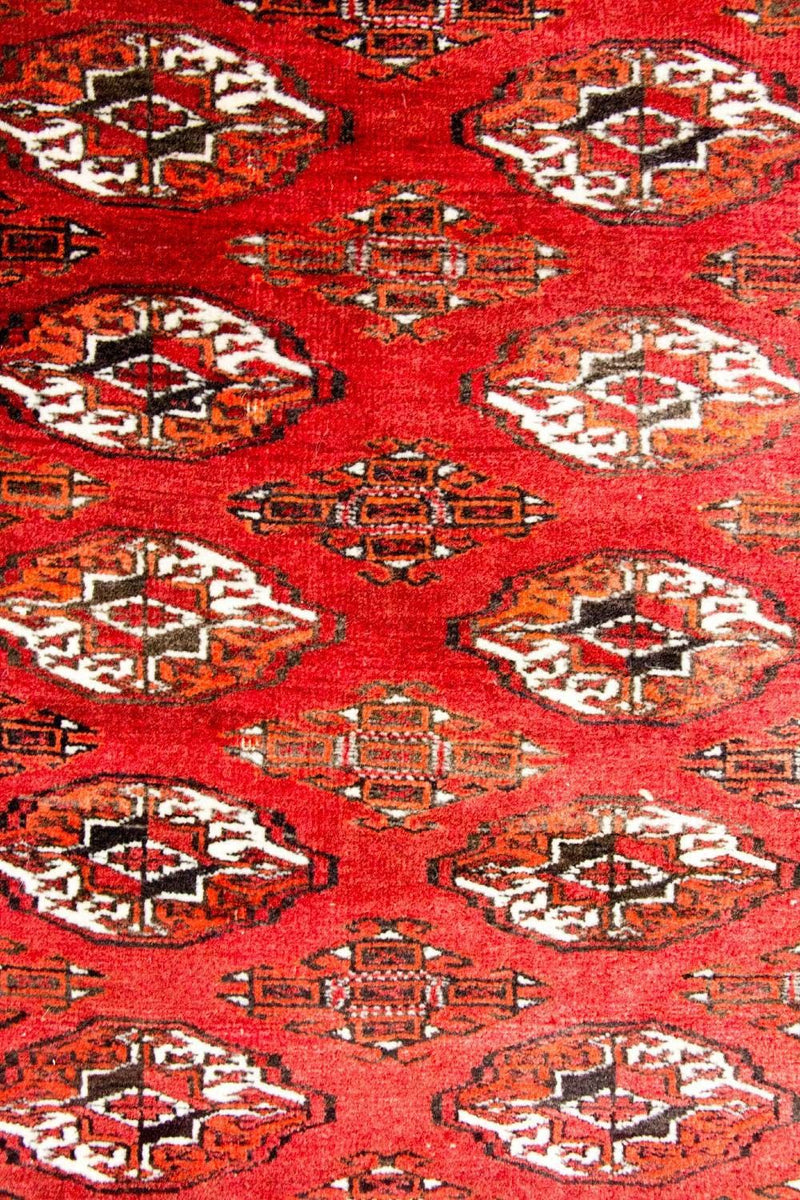Tapis afghan - Boukhara - 229 x 174 cm - rouge