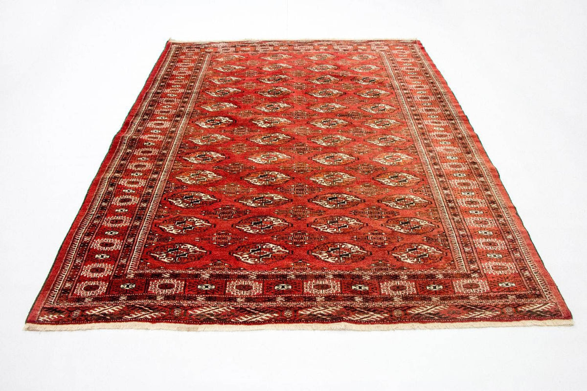 Tapis afghan - Boukhara - 229 x 174 cm - rouge