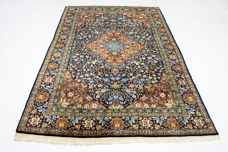 Tapis oriental - 226 x 140 cm - bleu